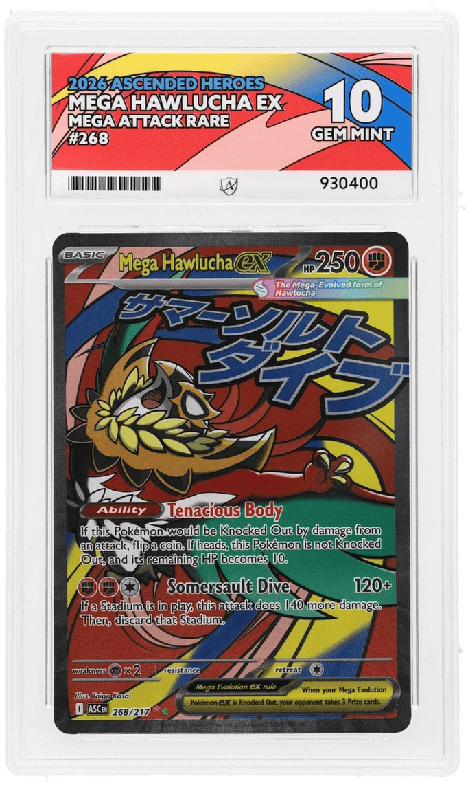 Mega Hawlucha EX ACE 10 slab